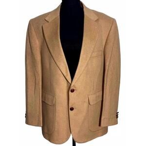 Men's -Stafford- Camel Hair/ Wool Blend Sport Coat/Blazer